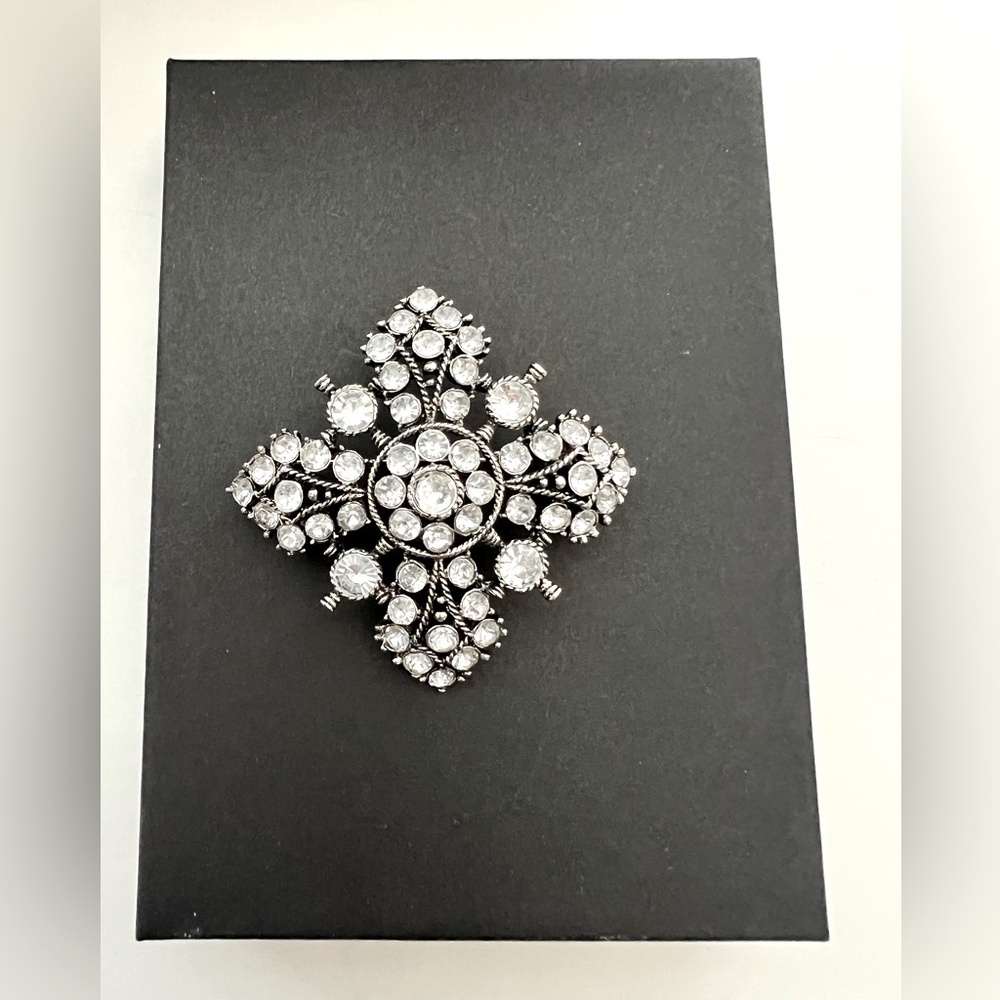 Vintage Monet Crystal Brooch